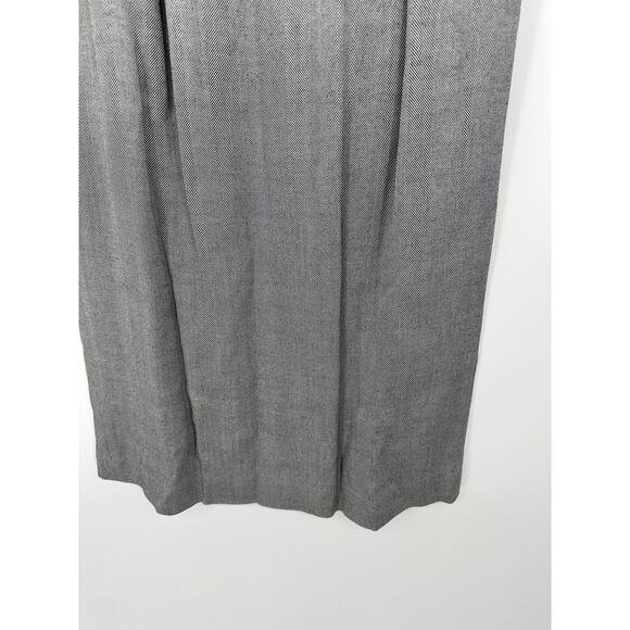 Worthington Skirt Suit Set Women 14 NWT Black Grey One Button Blazer Rayon - Picture 10 of 12